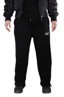 Siyah baggy eşofman altı ön görünüm